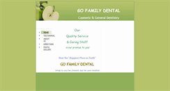 Desktop Screenshot of gofamilydental.com