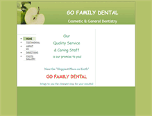 Tablet Screenshot of gofamilydental.com